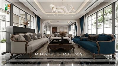 Hình ảnh thi công nội thất biệt thự đẹp được nhiều yêu thích