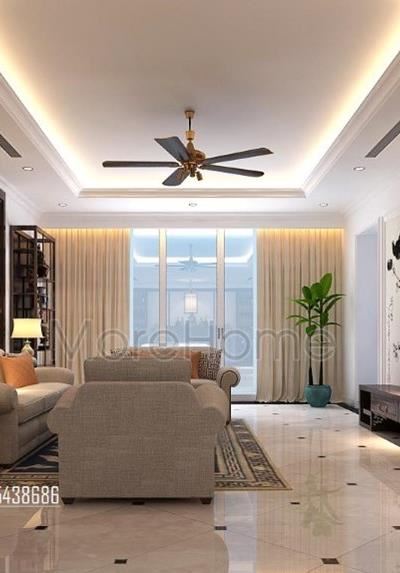 Thiết kế nội thất gỗ óc chó tại chung cư Thăng Long Number One