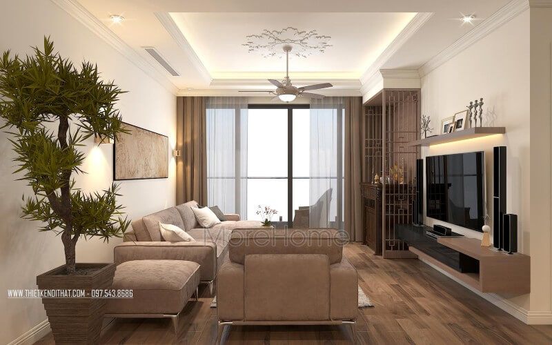 .
Kệ tivi gỗ công nghiệp trong không gian này được thiết kế đơn giản nhưng vẫn cung cấp tính năng và thẩm mỹ đầy đủ.